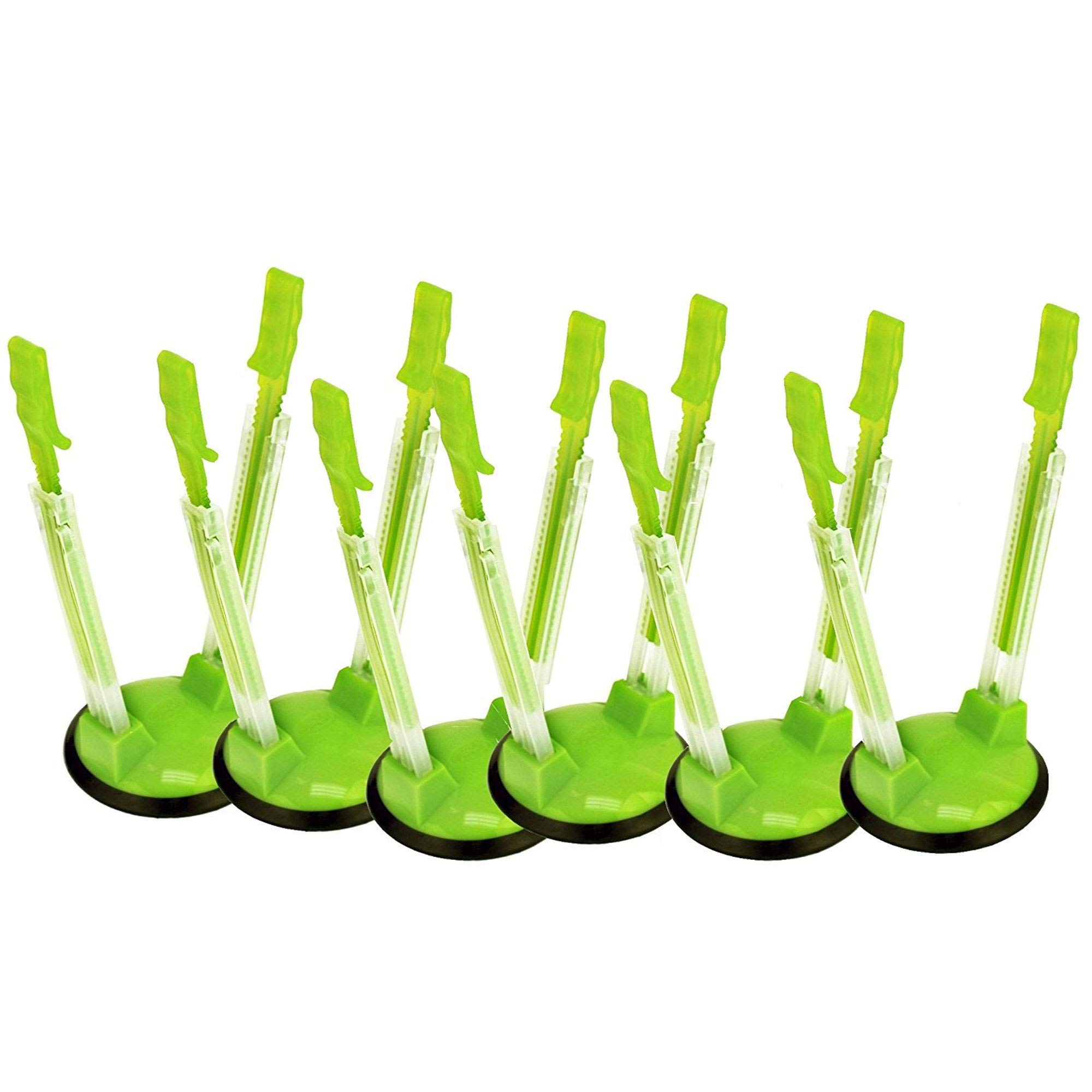 Image secondaire de JOKARI Lot de 6 supports pour sacs à sandwich, sacs de rangement alimentaires à clipser sur le support, meilleur ouvre-boîte pou