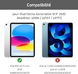 Hofsos Coque Clavier pour iPad A16 11/10 Ème Generation 2025/2022 11/10.9" - 3
