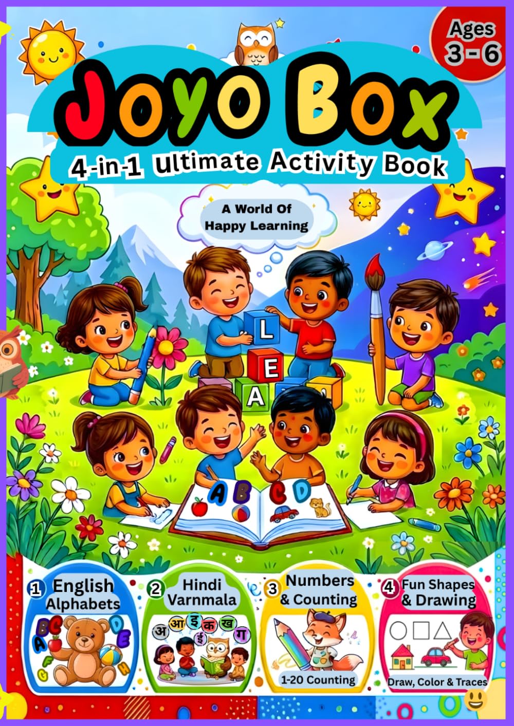 joyo box: 4-in-1 ultimate activity book and kids learning