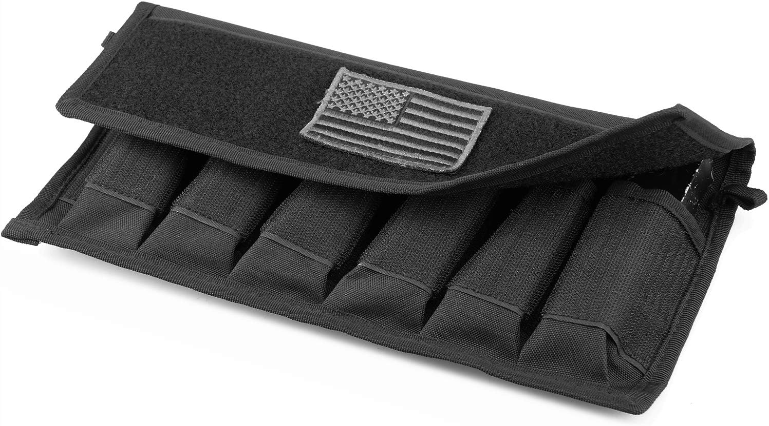 Tactical Gun Pistol Magazine Storage Pouch 6 Mag Holder (Only Pouch) for Training, Outdoor