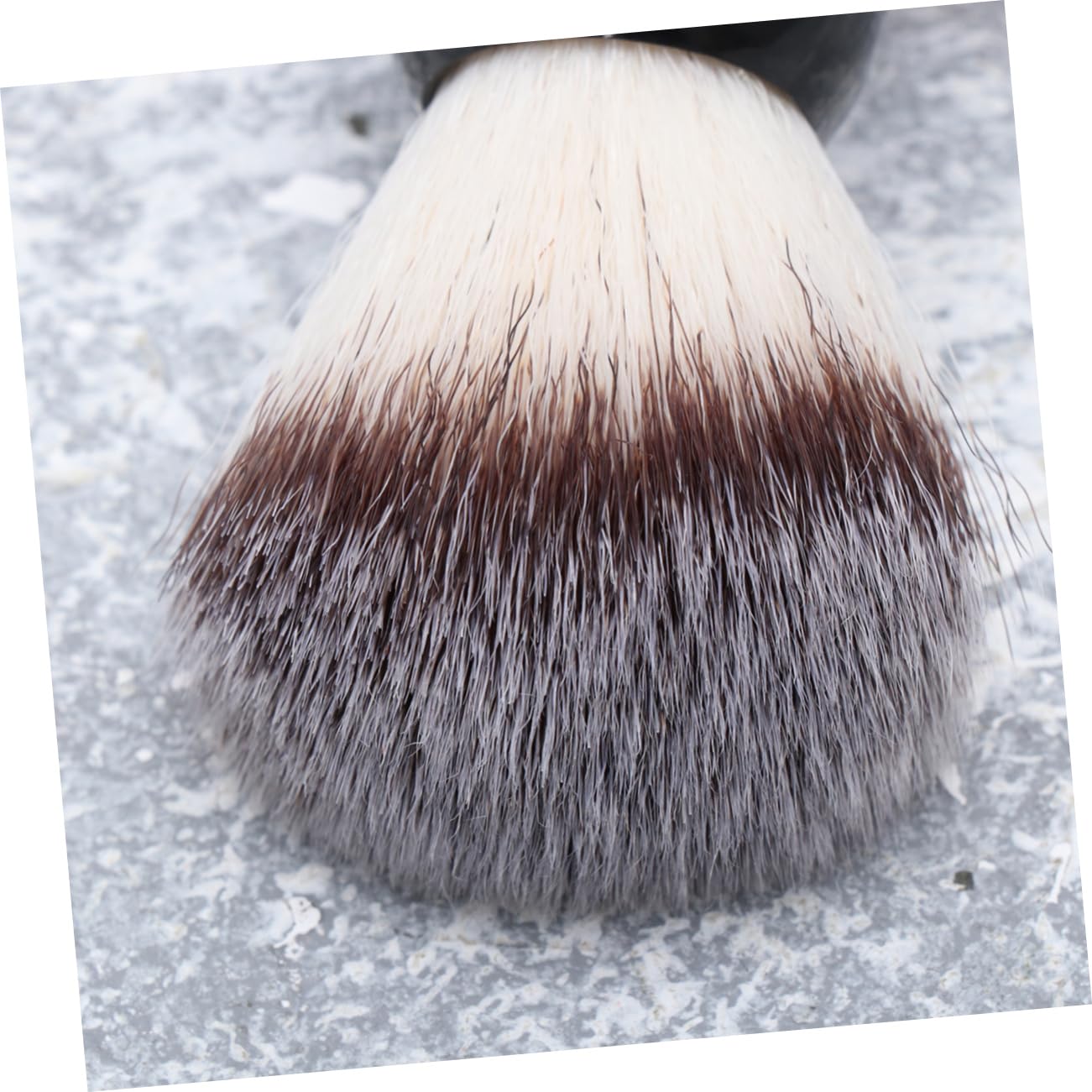 Outanaya Men's Beard Grooming Kit Shaving Brush Neck Duster Nylon Brush for Goatee Whiskers for Wet Shave Perfect Present for Father's Day
