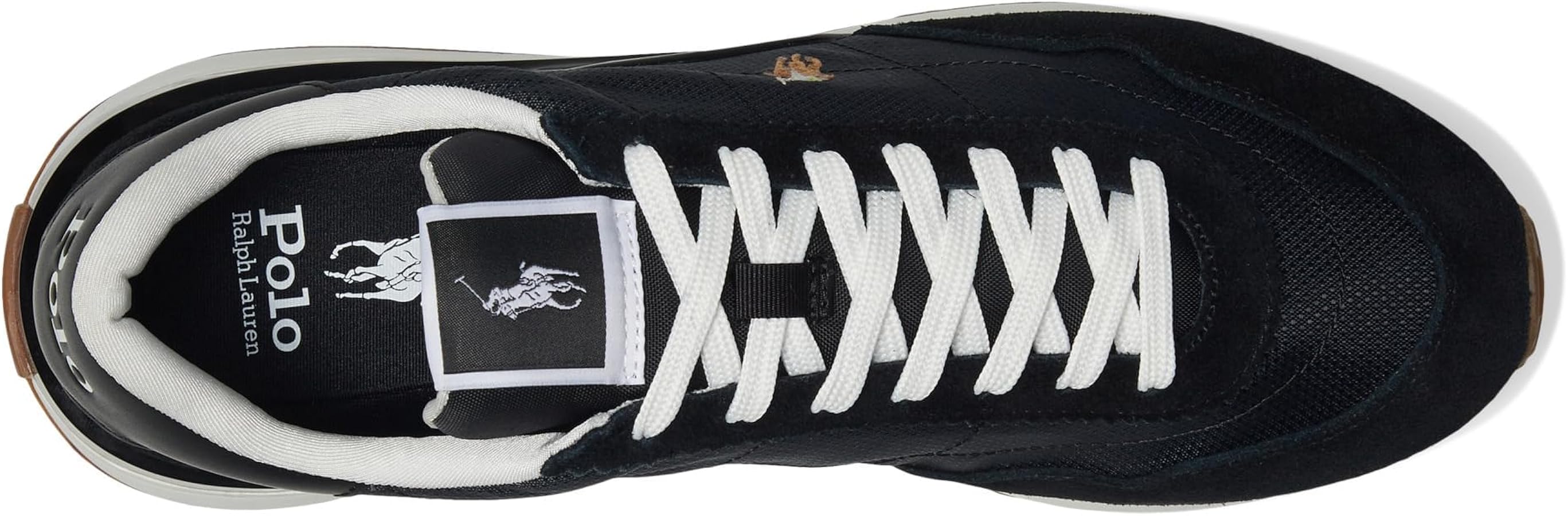 Amazon.com | POLO RALPH LAUREN Men Train 89 Suede-Paneled Sneakers