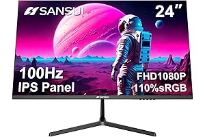 SANSUI 24-Inch Monitor: Your Gateway to a Supreme Visual Experience