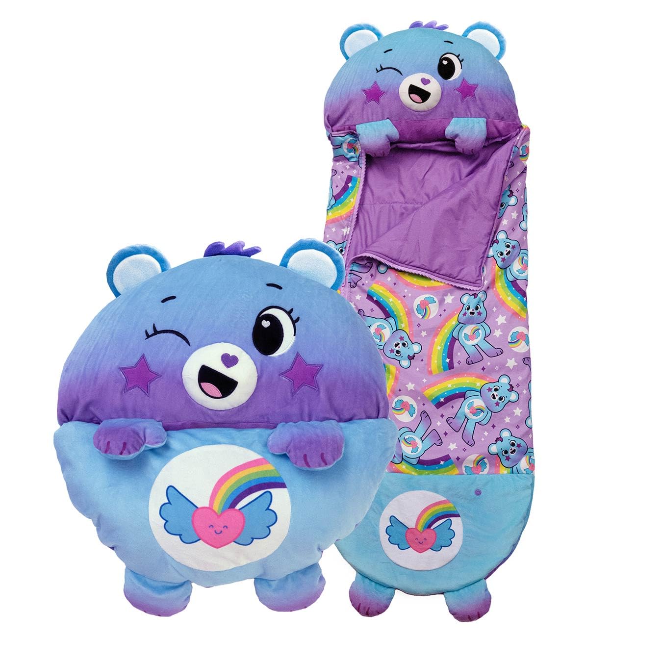 Care Bears - Dream Bright Bear (Medium) - Plush, Cuddly Sleeping Bags for Children - Soft & Huggable Material - A Wonderful Gift Idea for Girls & Boys, Dreambright