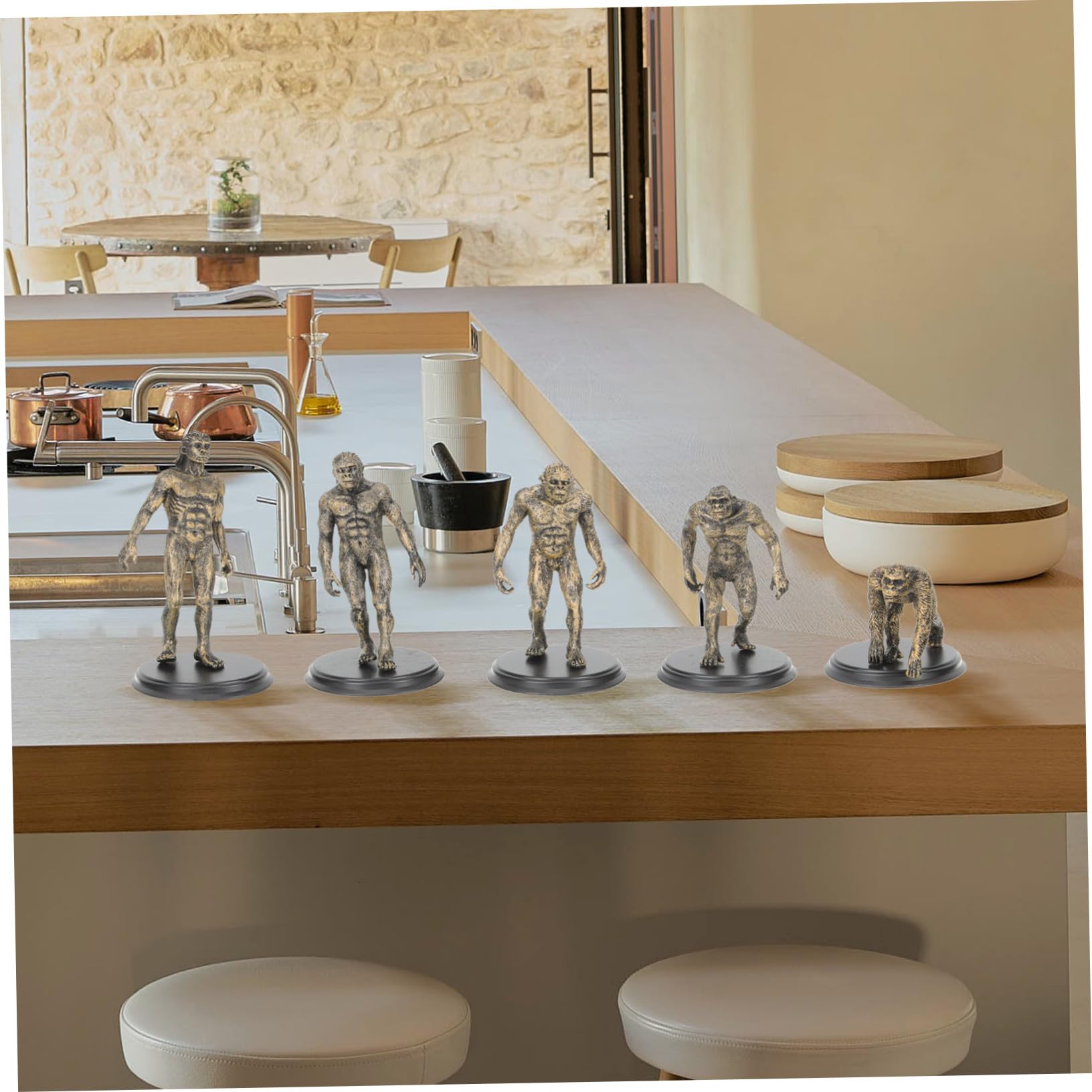 Juego Educativo de Figura de Plástico con Acabado Fino y Apariencia Atractiva para Escenarios de Enseñanza, Set de 5 Piezas para Niños