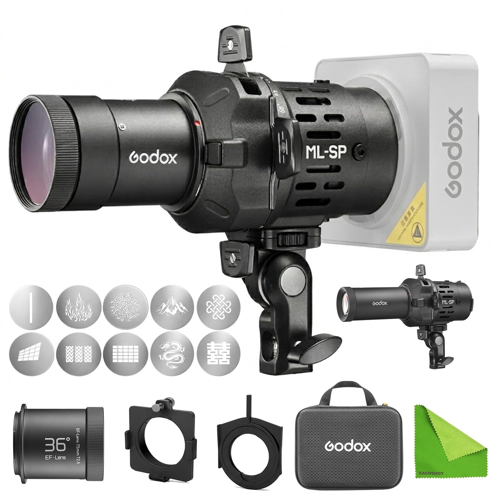 Amazon | Godox ML-SP-36 LEDプロジェクションアタッチメント（Godox