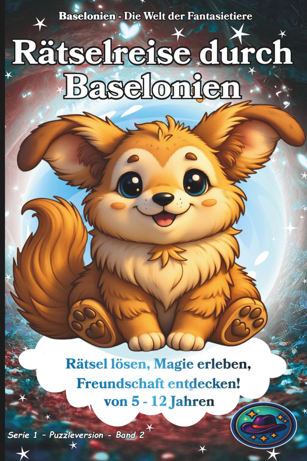 Rätselreise durch Baselonien (Schwarzweiß-Ausgabe): Rätsel lösen, Magie erleben, Freundschaft entdecken! Baselonien - Die Welt der Fantasietiere: Serie 1 – Puzzleversion - Band 2 (Schwarzweiß-Ausgabe)