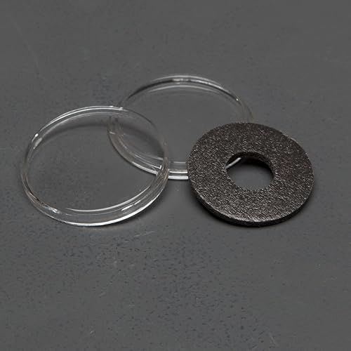 Miniatura 2 de (25) Genuinos Air-Tite Monederos Marca Negro Tipo Anillo Tipo Moneda Cápsulas Protege tus valiosas monedas de plata, oro, platino, desafío y