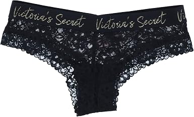 Amazon.com: Bragas secretas de Victoria The Lacie Cheeky con la cintura del  logotipo del brillo : Ropa, Zapatos y Joyería
