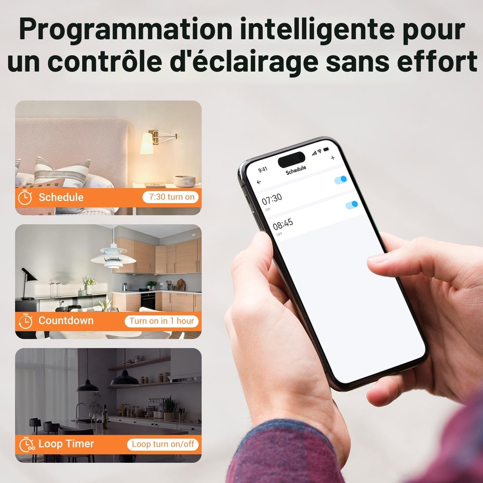 SONOFF Zigbee Smart Light Switch, Requiert SONOFF Zigbee Hub, Smart Switch, Sans Neutre ou avec Neutre, APP Remote Control, Zigbee Switch ZBM5 80-Type, 1 Bouton