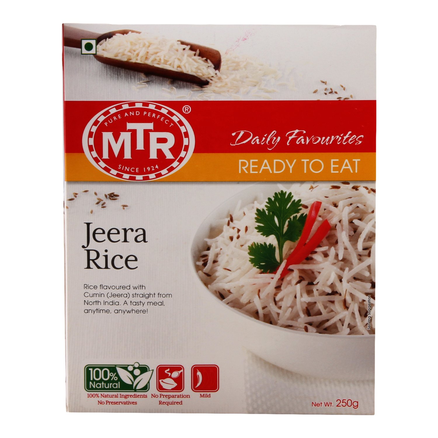 MTR Ready to Eat Jeera Rice, 250g Pack Amazon.in Grocery & Gourmet