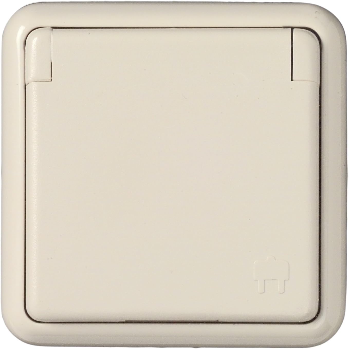 Unitec 40498 Socket Outlet For Flush-Mounted White Wet Room