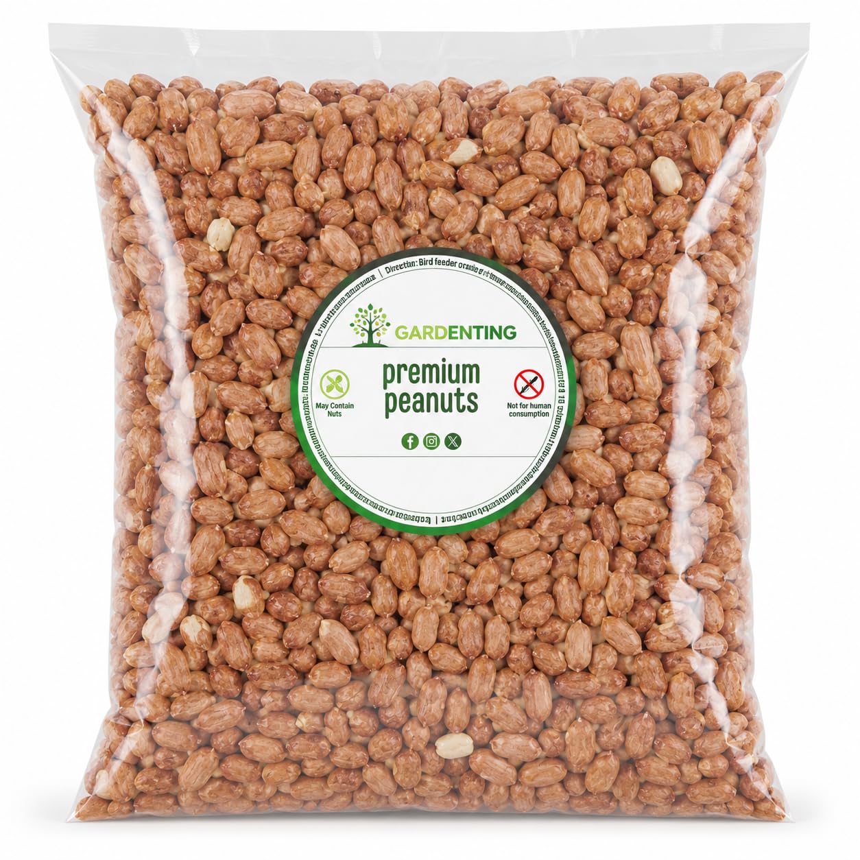 Premium Peanuts Wild Bird Food, 3kg