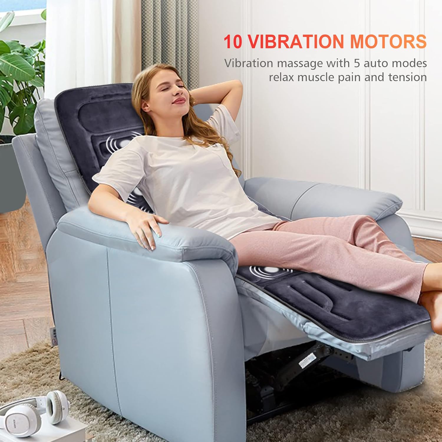 COMFIER Massage Mat Full Body,Massage Pad with 10 Vibration Motors,Back Massager Pad with Heat,Christmas Gifts for Men Women Mom Dad COMFIER Massage Mat Full Body,Massage Pad with 10 Vibration Motors,Back Massager Pad with Heat,Christmas Gifts for Men Women Mom Dad