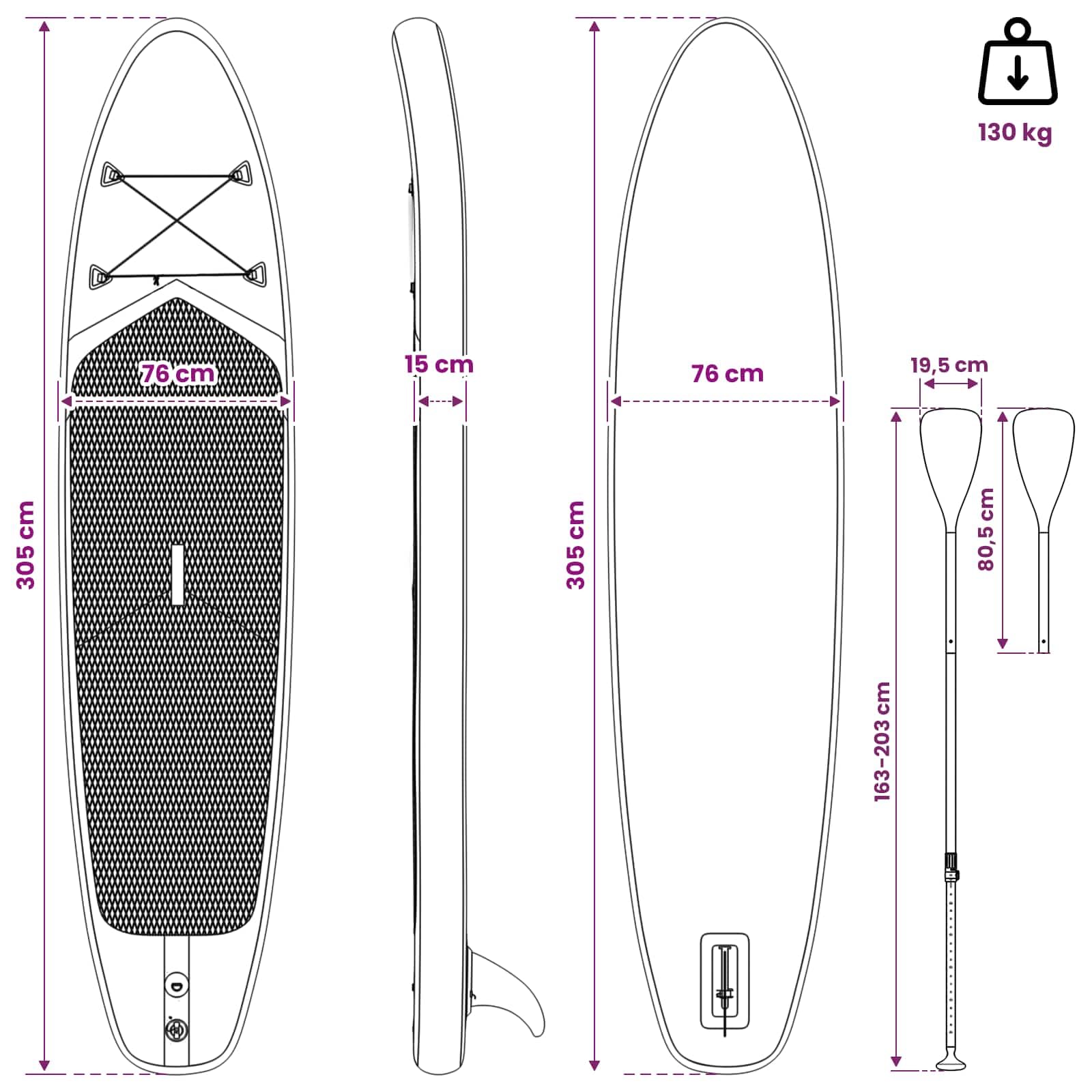 Tavola SUP gonfiabile 2 in 1 con sedile, per sport acquatici, surf, kayak, yoga, outdoor, adulti, bambini, tuttofare, touring, spiaggia, estate, durevole, leggera