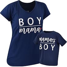 Boy Mama Matching Mommy and Me Outfits Mom Daughter Shirts Mothers Day Outfits Mama Mini Clothing