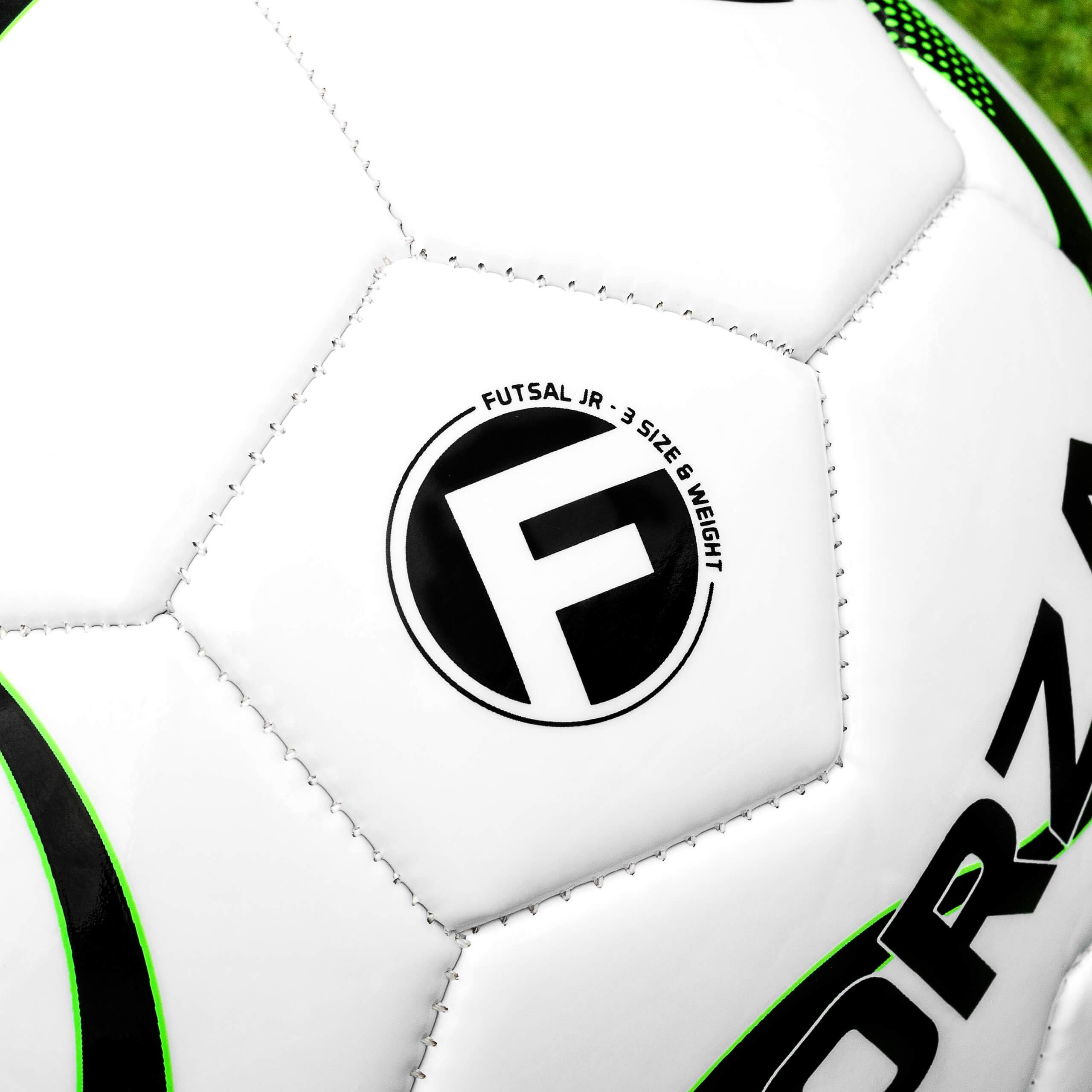 FORZA Pallone Futsal (Misura 3 & 4) - In Pacchi Da 1,3 & 20 | Per Interni Ed Esterni | Rimbalzo Ridotto & Controllato | Pallone Futsal Per Allenamento E Parite | Pallone Professionale