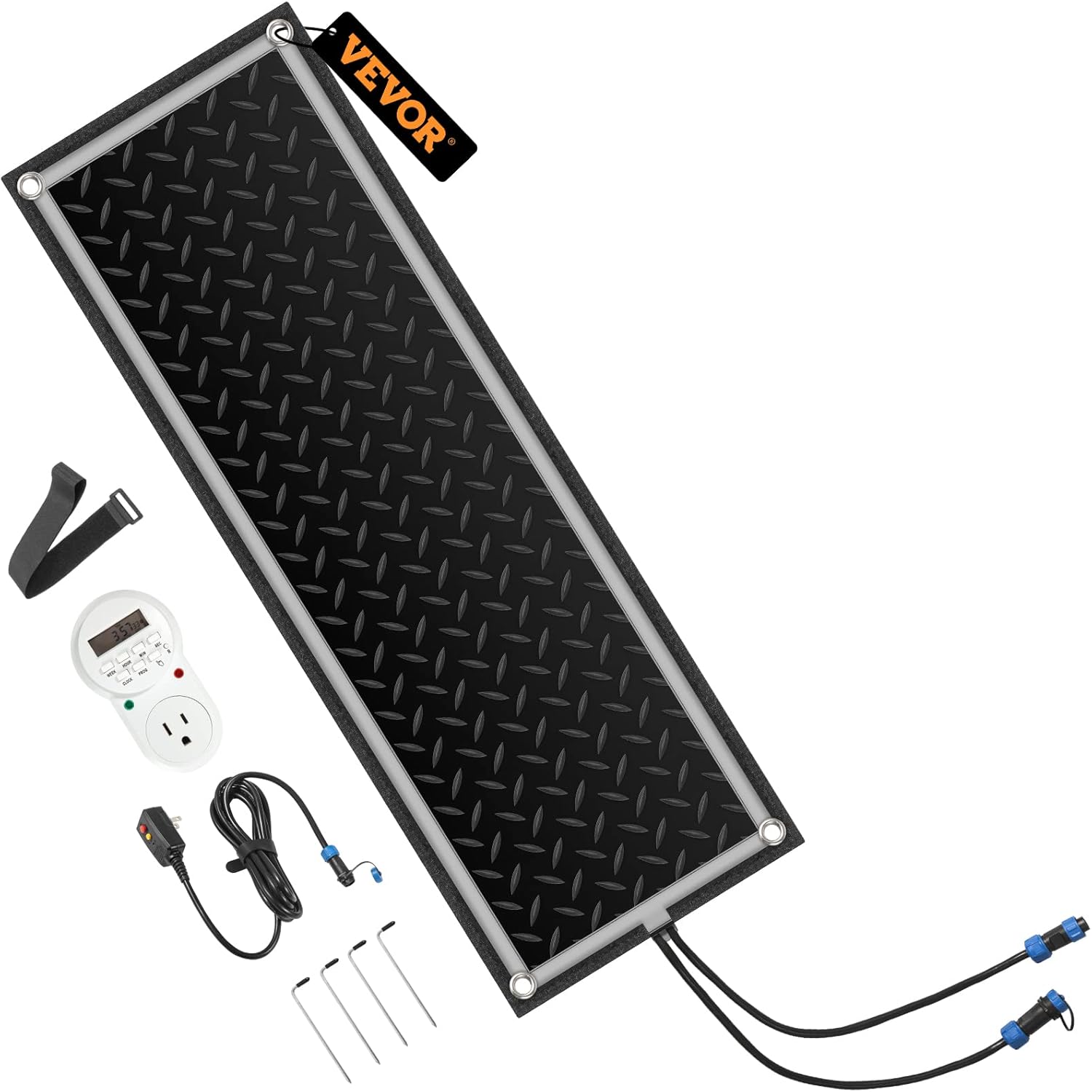 VEVOR Snow Melting Mat, 10 x 30 inch, NonSlip Electric