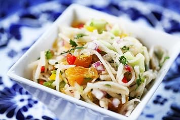 TomorrowSeeds - True Jicama Seeds - 80+ Count - for 2026 Planting USA Garden Vegetable Mexican Yam Bean Root Potato Non-GMO Heirloom Grow Your Own Home Farm Patio Healthy Sustainable Living Seed