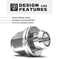 Vista 4 de White Knight - Tuerca de Acero Cromado Medio con Arandela