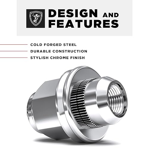 Miniatura 4 de White Knight - Tuerca de Acero Cromado Medio con Arandela