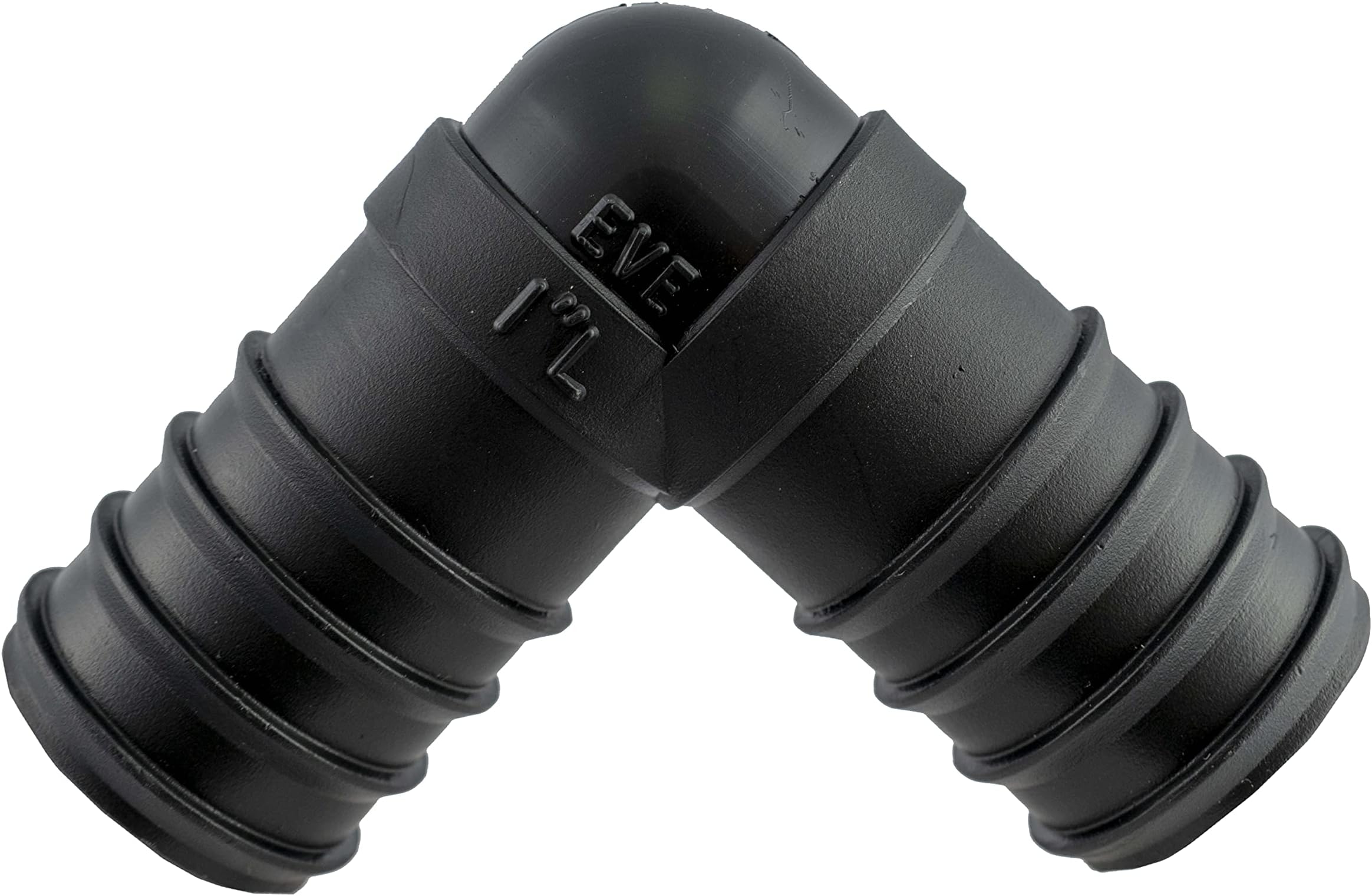 Pisces 25mm/25mm (1") barbed elbow for Pond and Garden Hose - Angled Tubing Adaptor for Easy Connection to Hosepipe