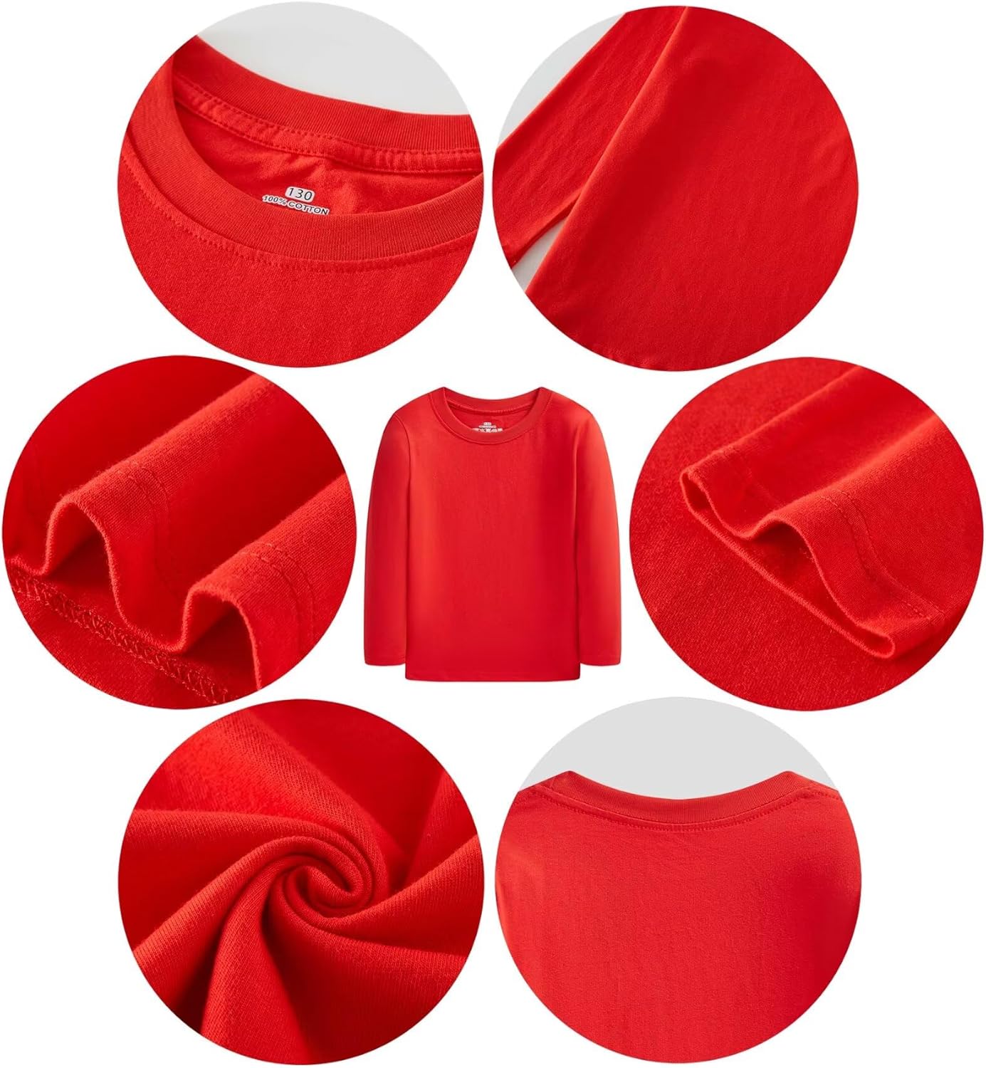 Family Feeling Kids' Long Sleeve Crewneck Boys Tee T-Shirt - Image 3