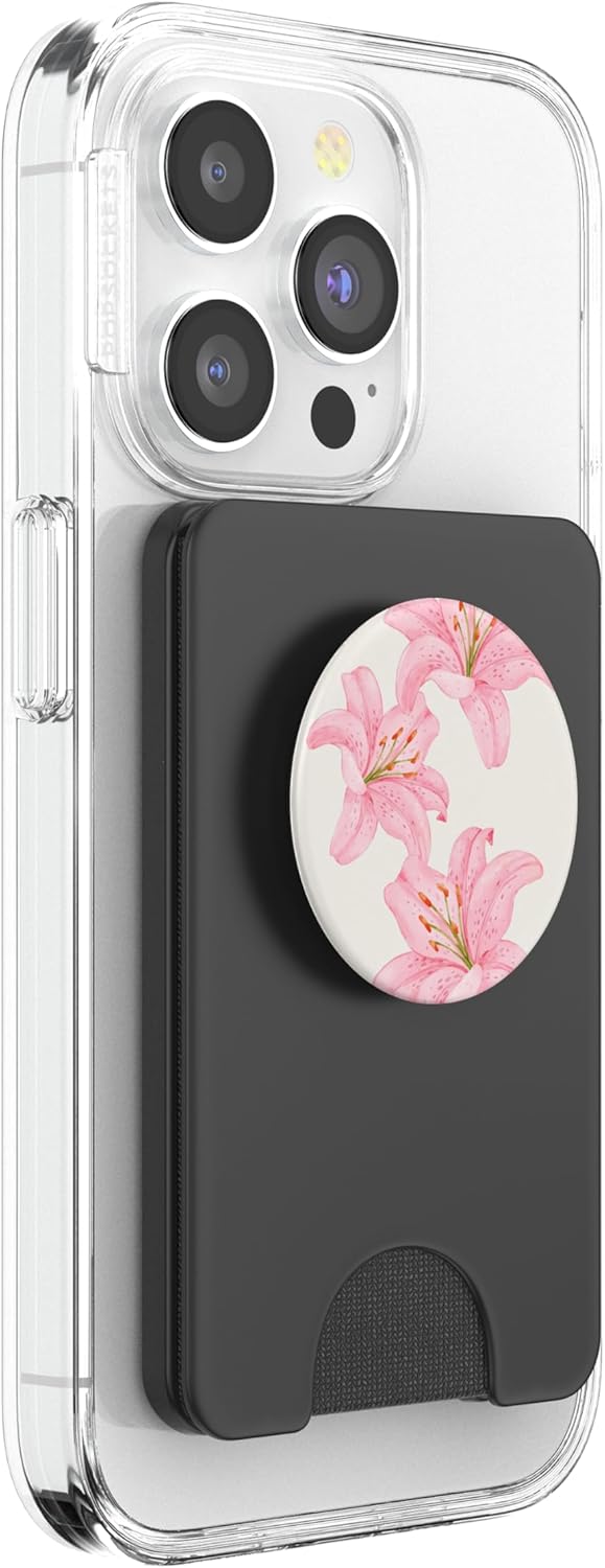 Lily Summer Flower Trendy Blooming Tiger Lily Lover PopSockets PopWallet for MagSafe