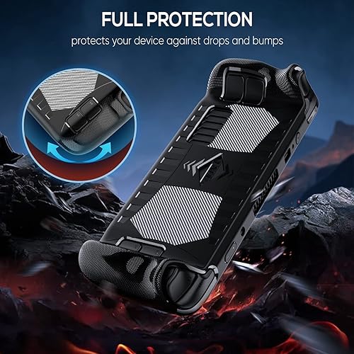 Miniatura 2 de YUANHOT Funda protectora mejorada para cubierta de vapor con protector de pantalla kit de accesorios de cubierta protectora de TPU suave con diseño