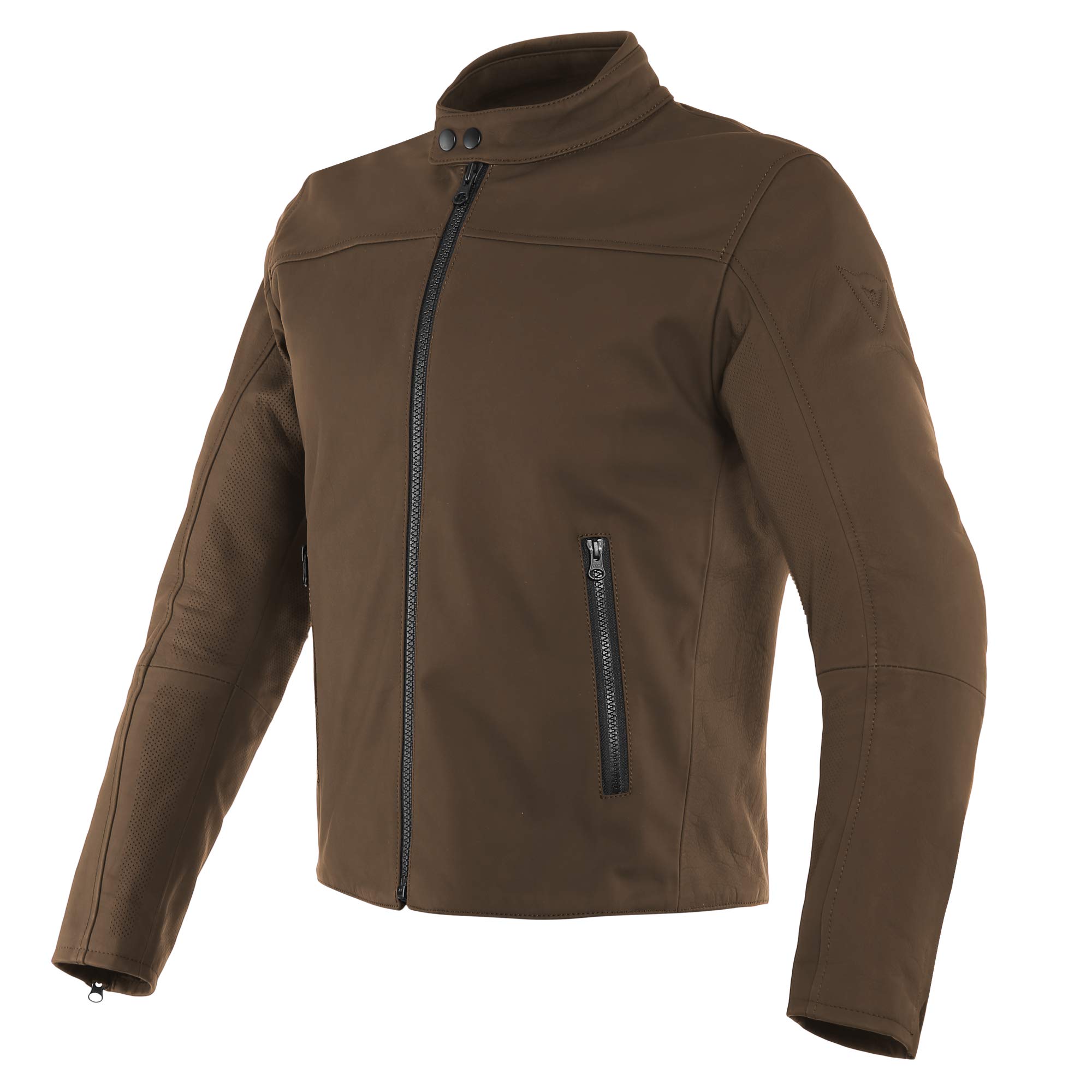 Veste en cuir Dainese Mike 2 marron taille 60 pour motard - 5
