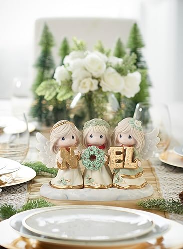 Miniatura 5 de Precious Moments 231035 Joyeux Noel - Figura de porcelana de bisque de edición limitada