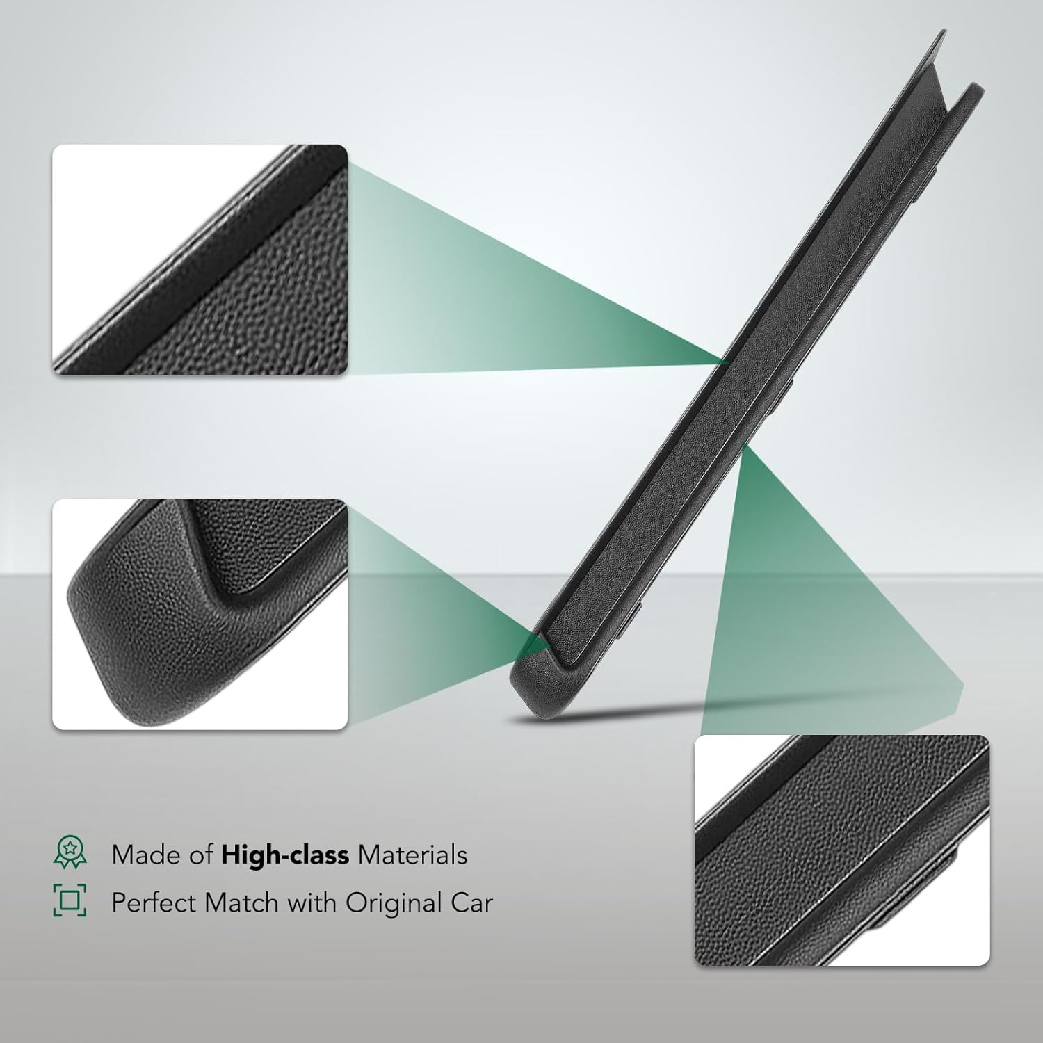 YHTAUTO Front Driver and Passenger Side Bumper Trims Compatible with Volkswagen Jetta 2015-2018, Outer Grille End Plate, Bumper Bracket