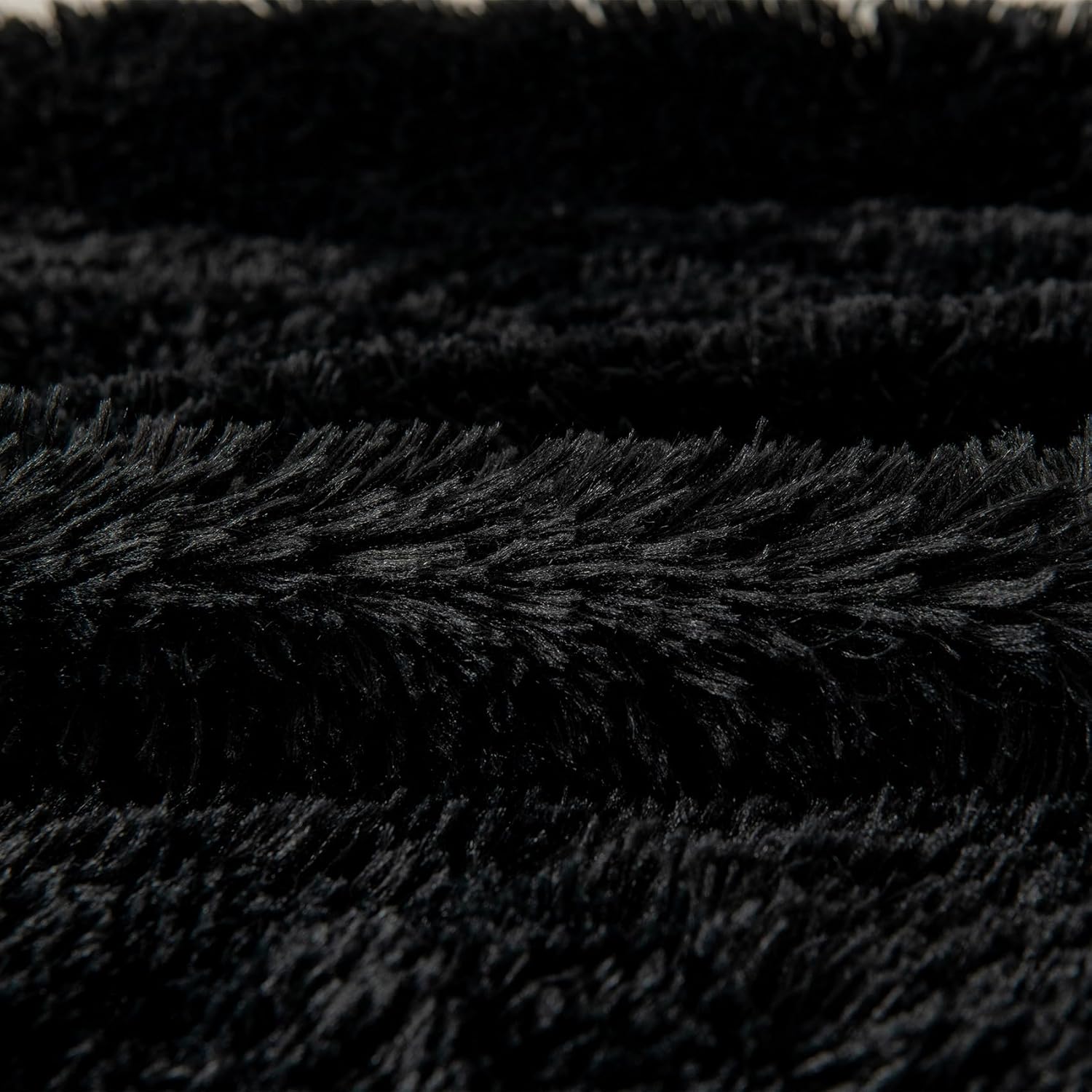 COOVA Ultra Soft Faux Fur Twin Blanket – Fuzzy Fluffy Cozy Microfiber Blankets, Warm Thick Plush Sherpa Fleece Throw Blanket for Couch,Bed,Sofa,Ideal Gift for Women.(Black, 60"x80") - Image 6
