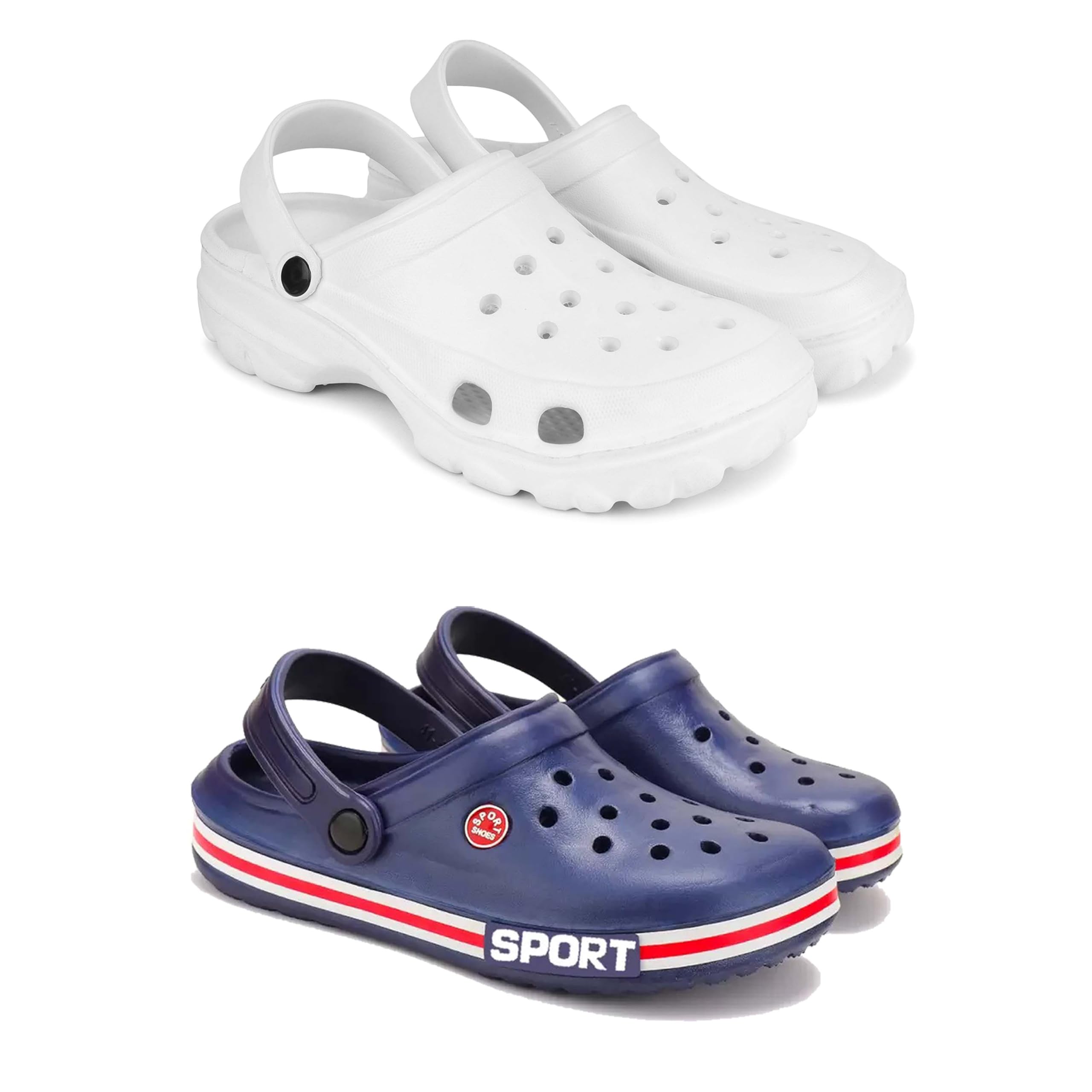 Men's Sandals Clogs| Lightweight Wear| Stylish & Easy to Wear for Men's GR-SAN-(2-Combo)-3122-3015-image-23