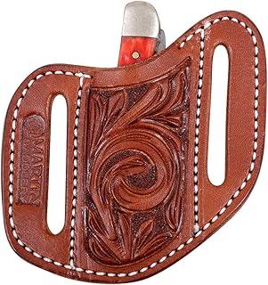 Martin Saddlery Floral Angled Knife Scabbard Large KSCABAFF N/A LARGE - Martin Saddlery