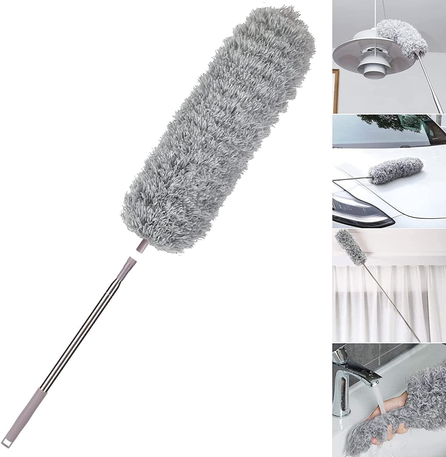 Rolozy Rolozy Foldable Microfiber Fan n mop for Quick and Easy Cleaning of Home, Kitchen, Car, Ceiling, and Fan Dusting Office Fan Cleaning Brush with Long Rod S tandard Fan Duster (Grey-01) (B0CCDW69Q1) Amazon Price History, Amazon Price Tracker
