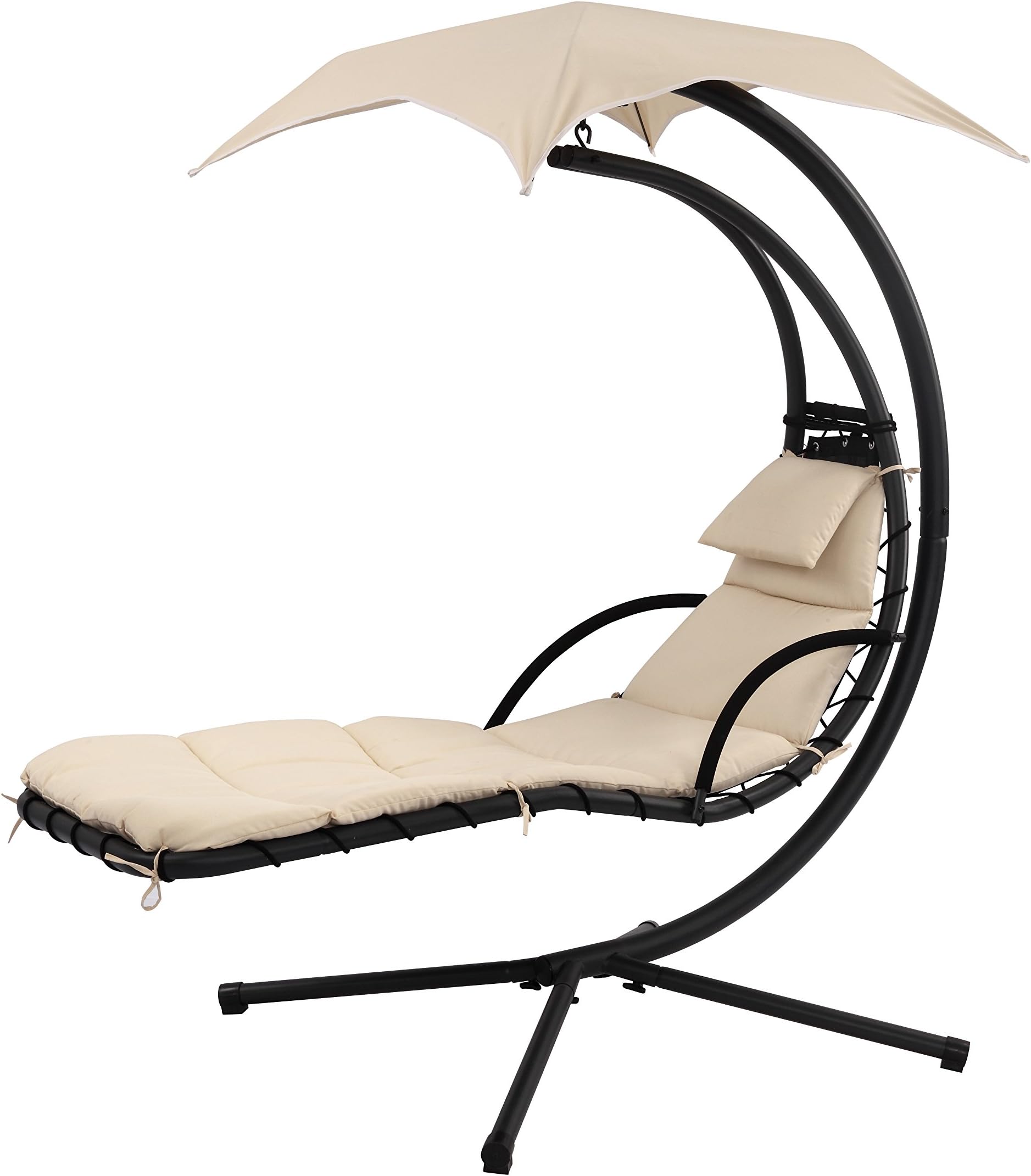 SoBuy® OGS16, Garden Patio Swing Hammock Sun Lounger Sun Seat, Relax Chair Recliner