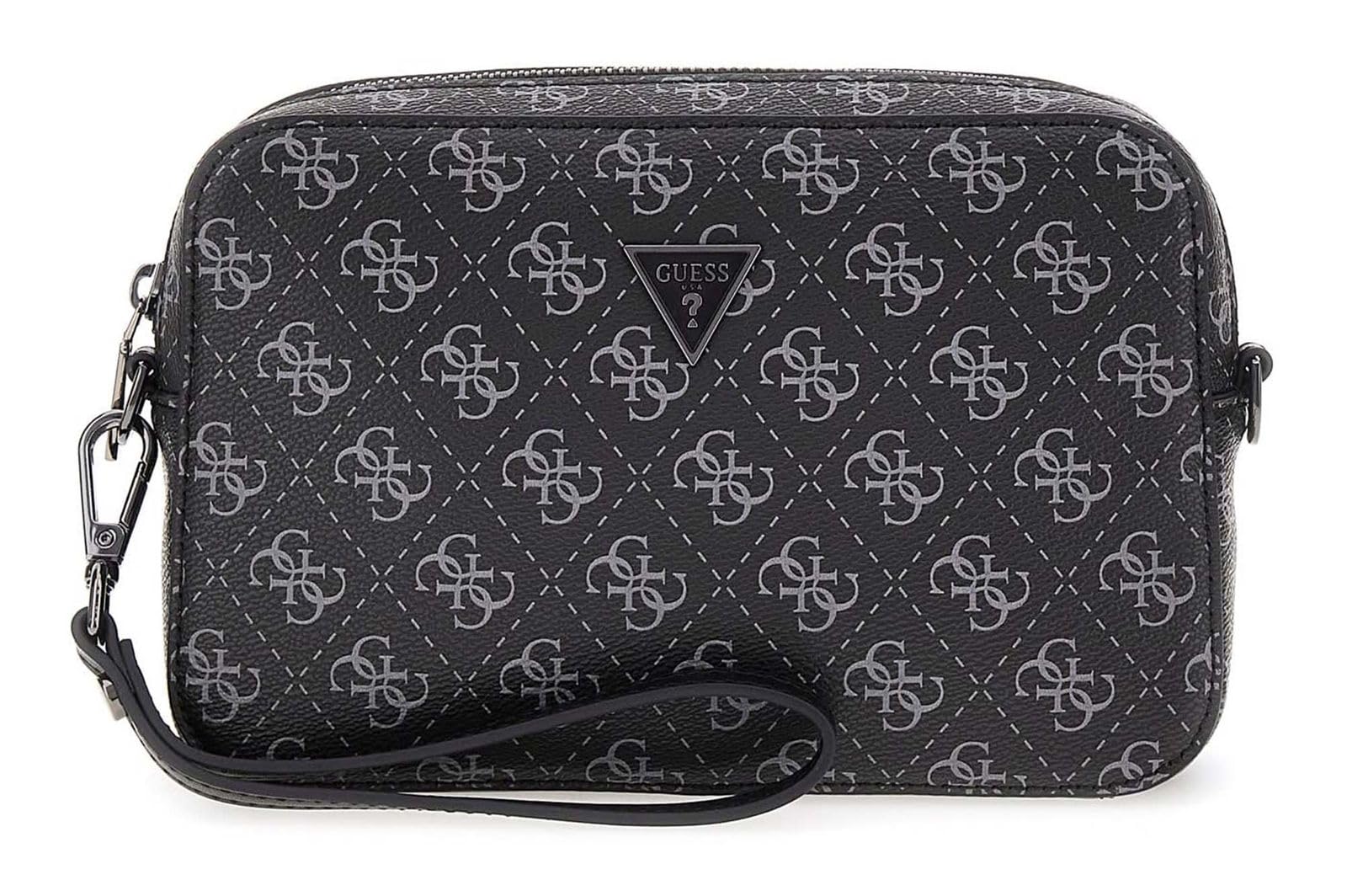 Sac à Bandoulière GUESS Milano en Simili Cuir Noir