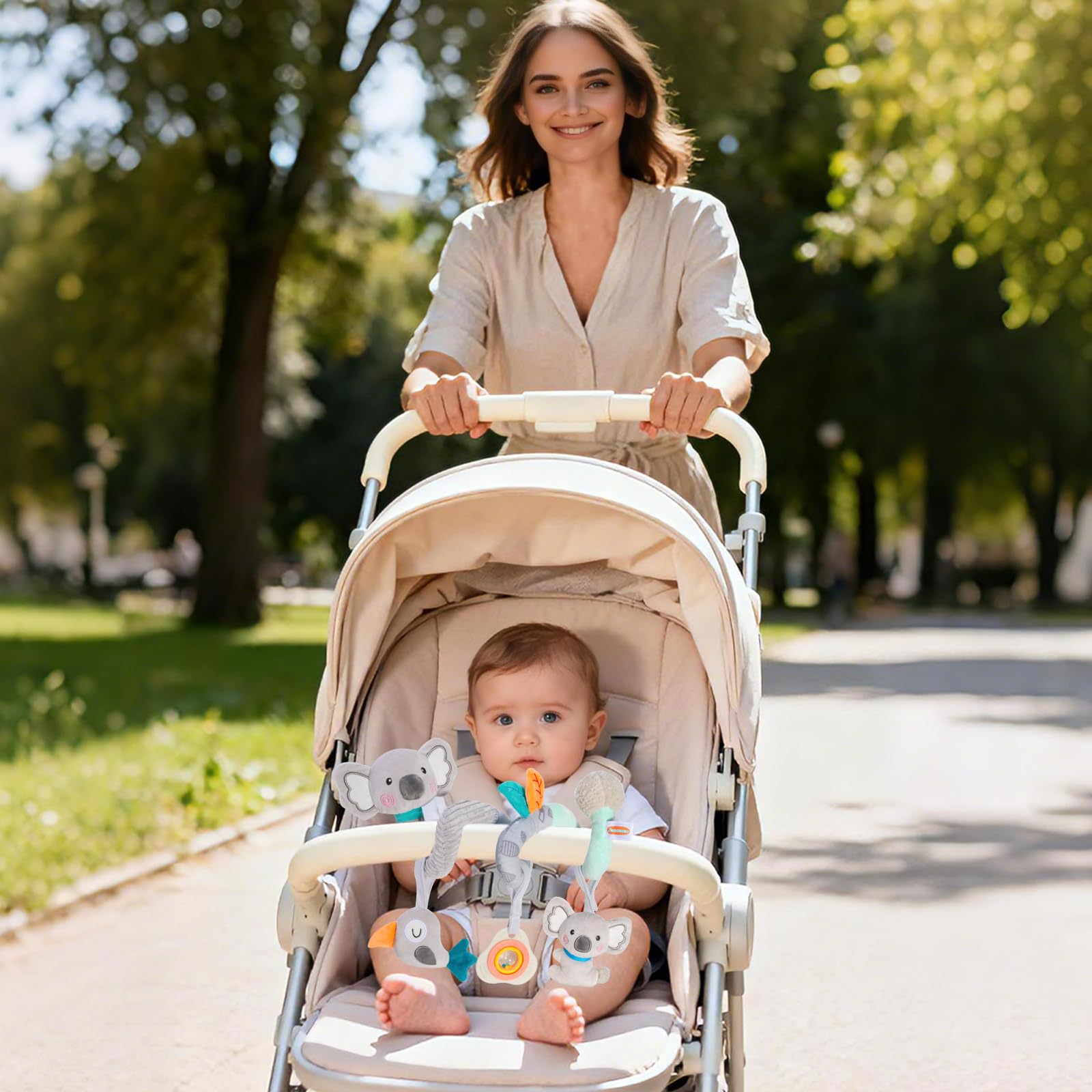 Juguetes para asiento de coche, juguetes para bebés de 0 a 3 meses de desarrollo, cochecito de bebé, juguetes para recién nacidos de 0 a 6 meses, juguete de asiento de coche para bebés de 0