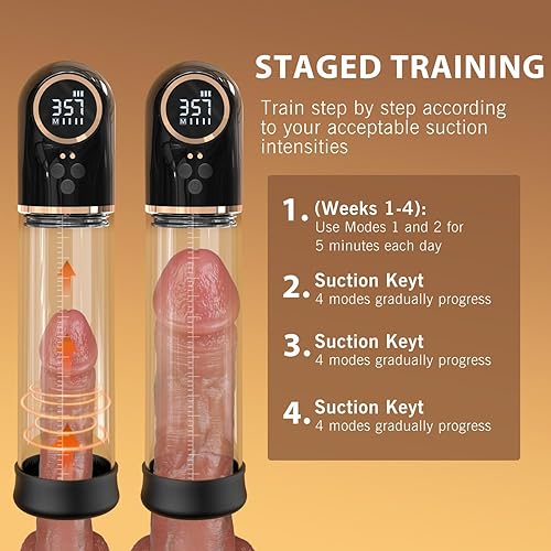 Miniatura 5 de Bomba de vacío eléctrica con bolsillo de silicona, potente bomba de extensión de presión de aire de succión, aumento de tamaño herramienta de