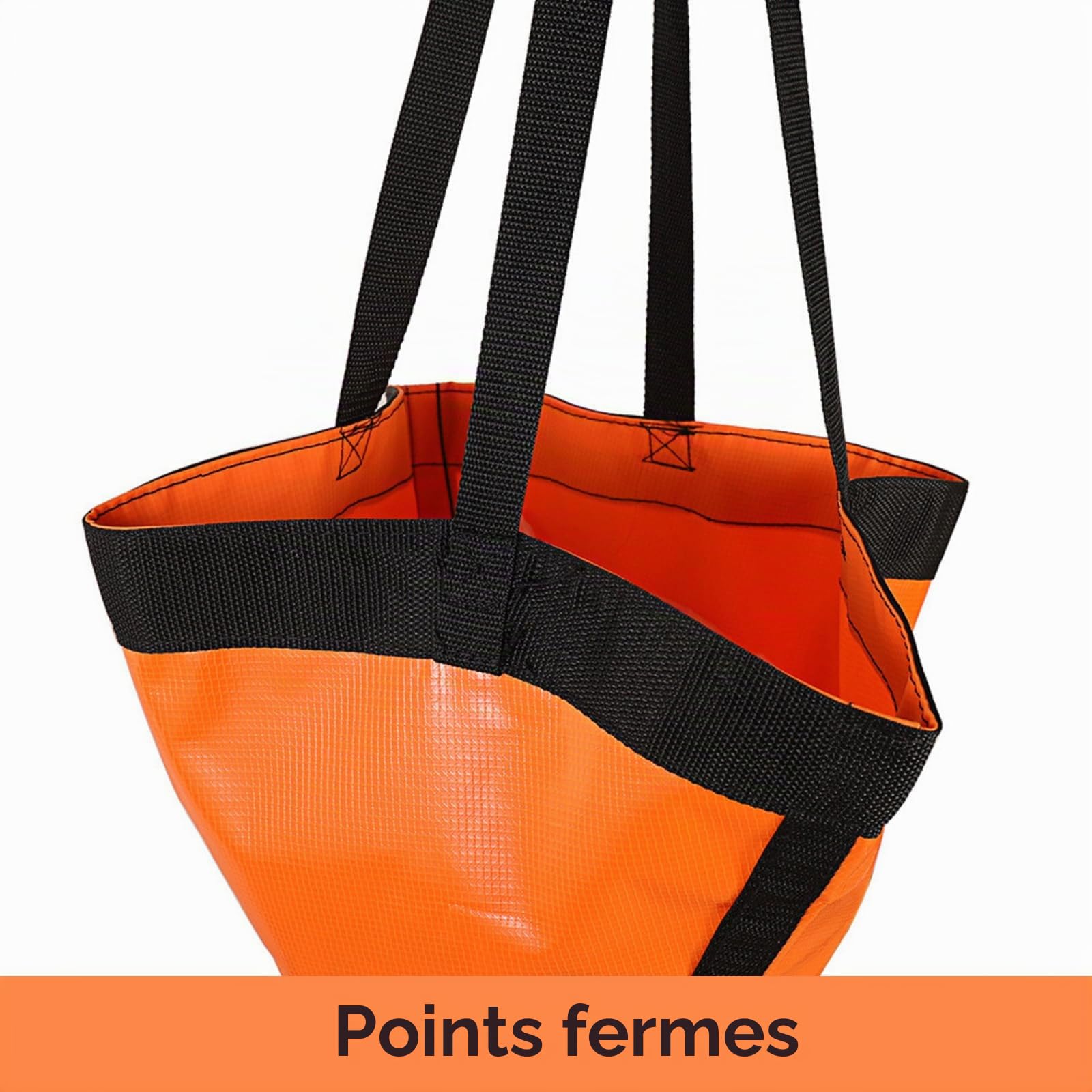 BeGrit 24po Ancre Flottante Drogue de PVC kit de Ancre Bateau Bouée Corde Réfléchissante avec Harnais Bouée et 4 Boucle d'alpinisme et Sac per Transport Stabilizzatori Laterali per Kayak Pêcheurs