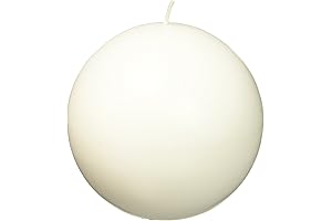 Two-Piece Ball Candles: A Warm and Ambient Glow