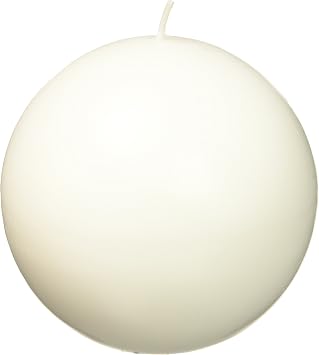 4 Inch White Ball Candles