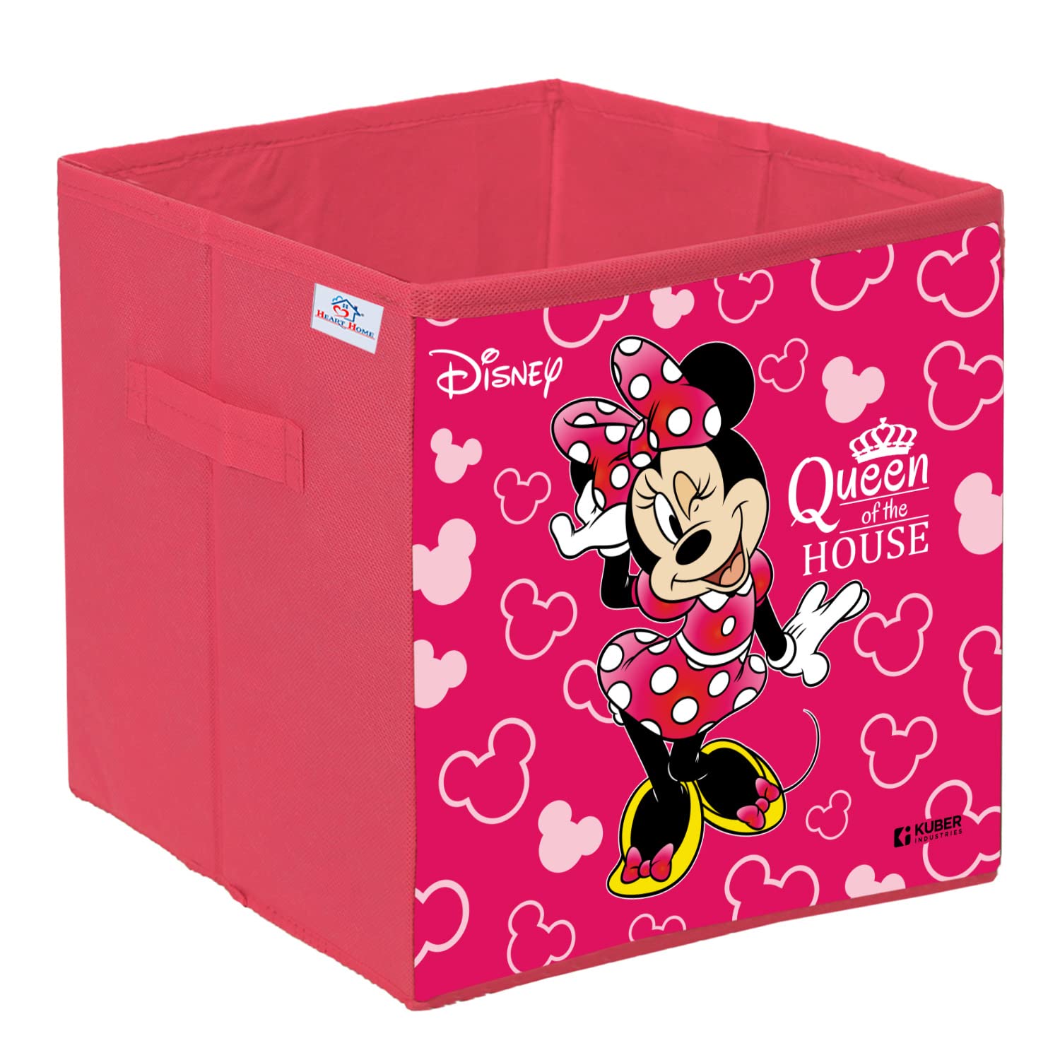 Price History of Kuber Industries Disney Princess Drawer Storage Box | Non  Woven Clothes Organizer For Toys | Storage Box for Books | Storage Box with  Handle