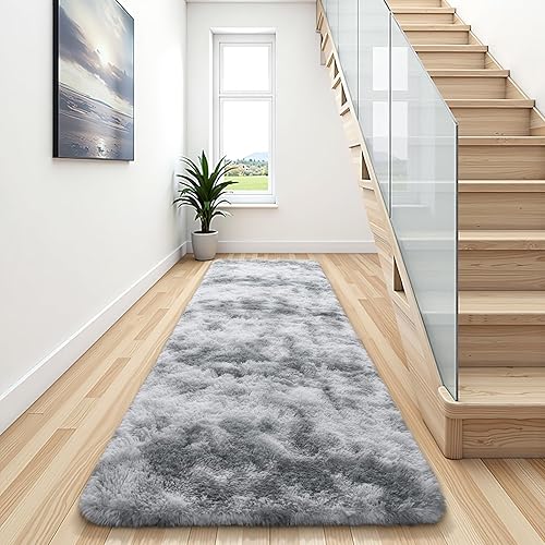 Vista 198 de BENRON Alfombras suaves para dormitorio, 2 x 6, lavables para pasillo, entrada, cocina, dormitorio, alfombra mullida para decoración de habitación