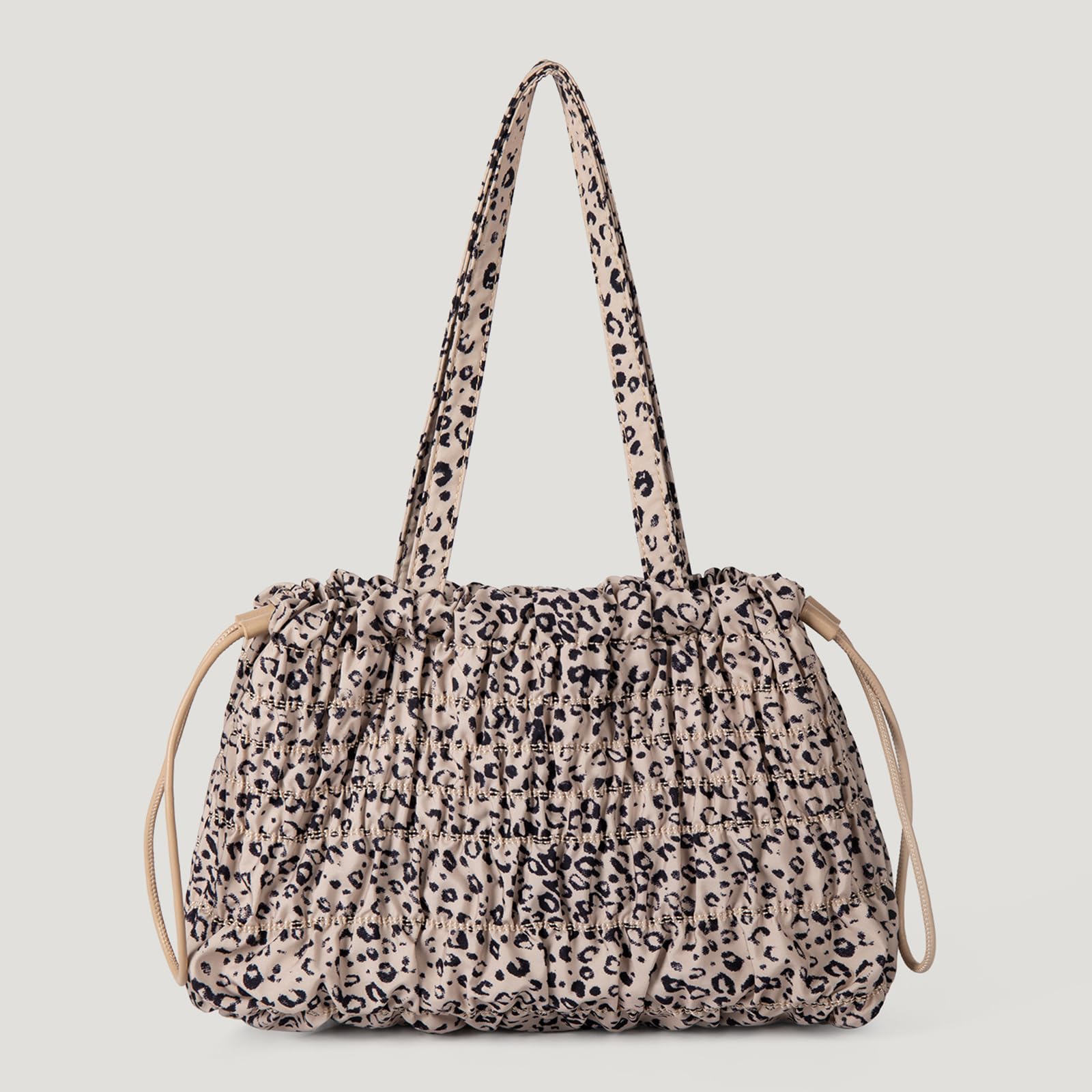Bolso de hombro plisado versátil para mujer de gran capacidad