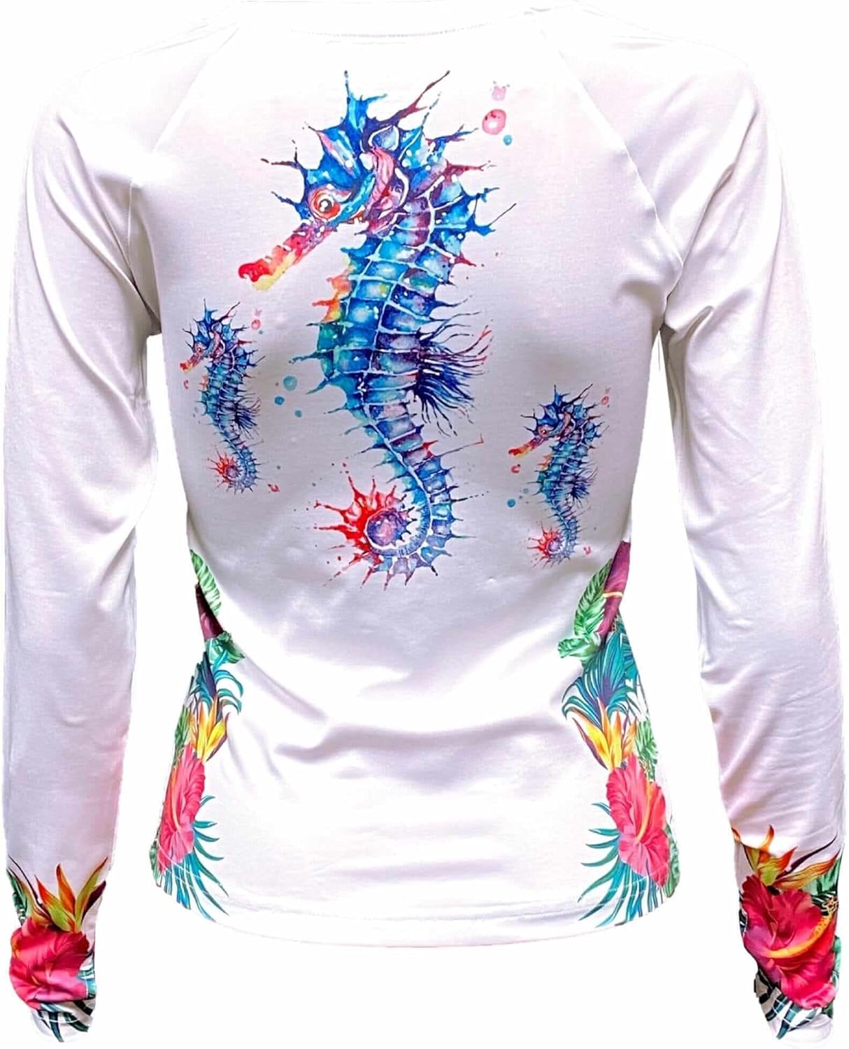 Tormenter Women's Long Sleeve Performance Shirt, Snag Proof, SPF-50 Ocean
