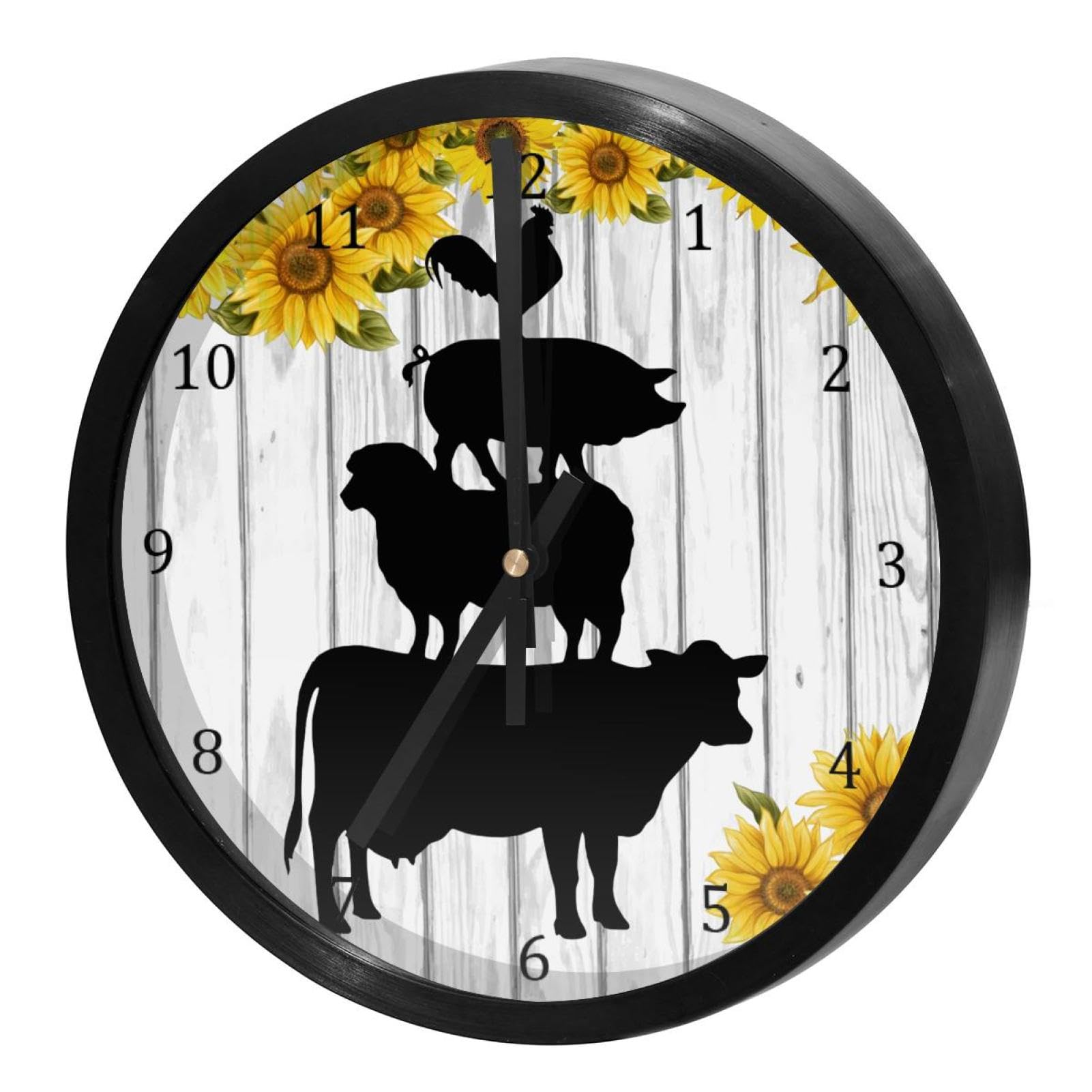 Horloge murale silencieuse sans tic-tac à quartz pour le bureau et l'école