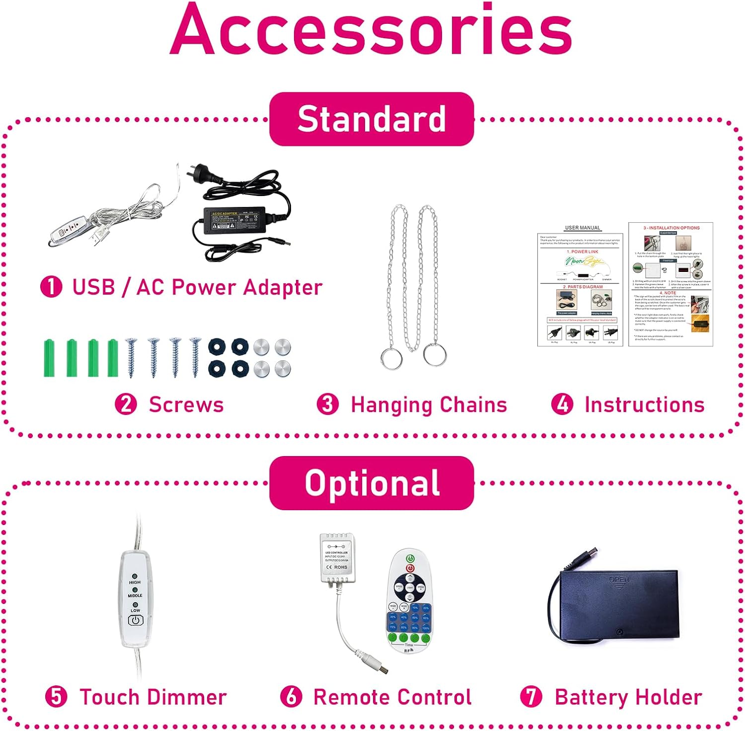 Custom Neon Signs, Personalized LED Neon Lights Name Sign Customizable for Wall Decor Kids Room Wedding Birthday Party Bedroom Bar Shop Business Logo Christmas Gift - Image 9