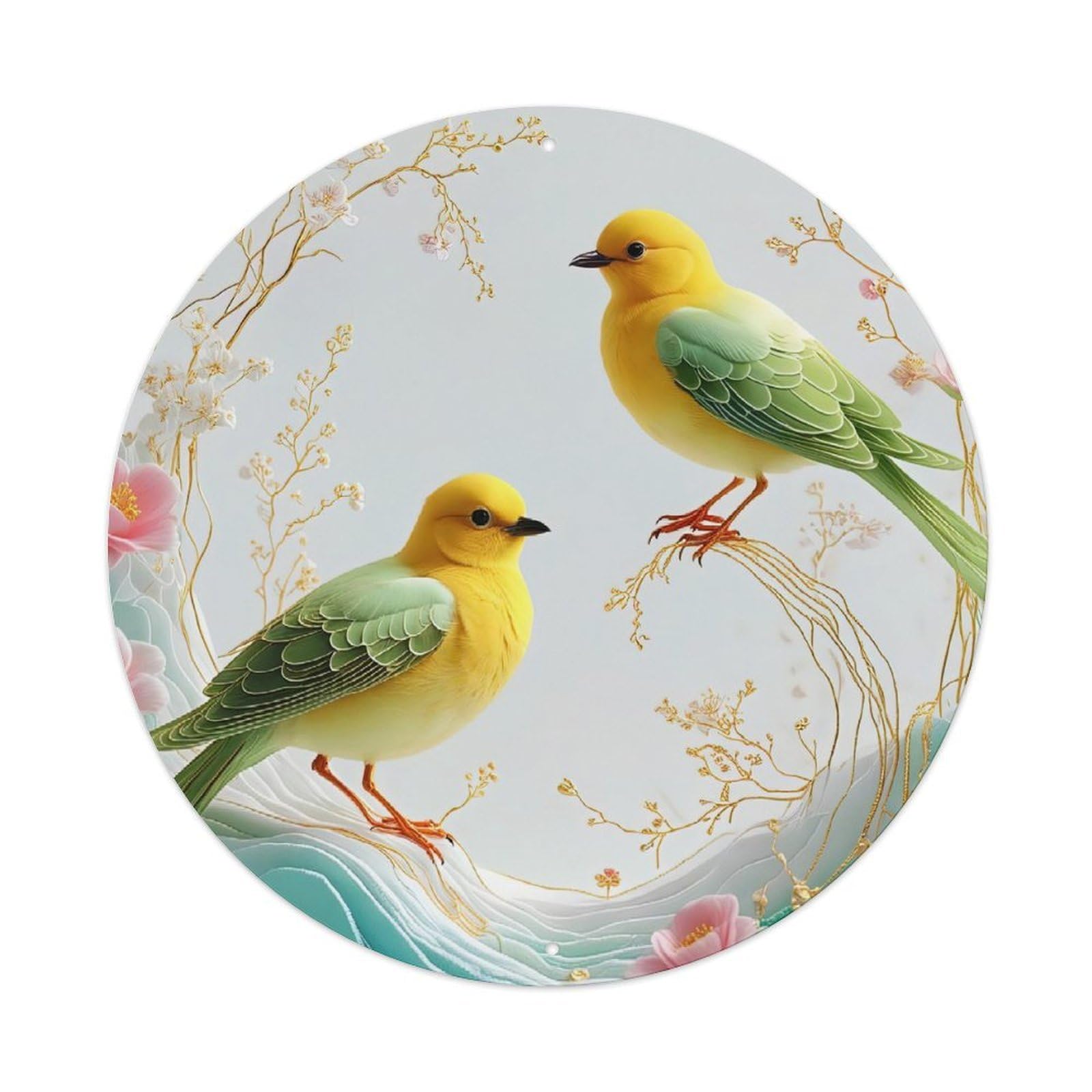 Animal Visual Art Canary Metal Tin Sign